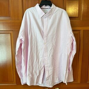 Amazon Essentials Men’s Oxford Cloth Shirt.  Pink Size 2XL.  New Without Tags.